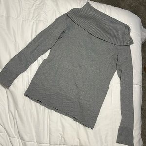 White House Black Market Grey sweater size Medium